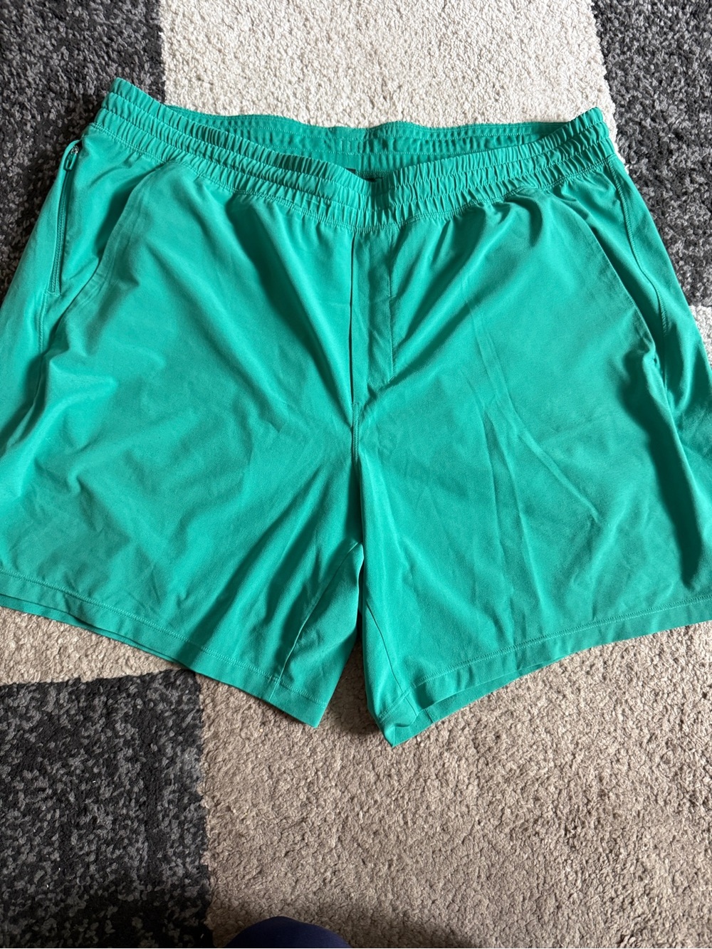Lululemon Men's Green Microfiber Shorts - size XXL